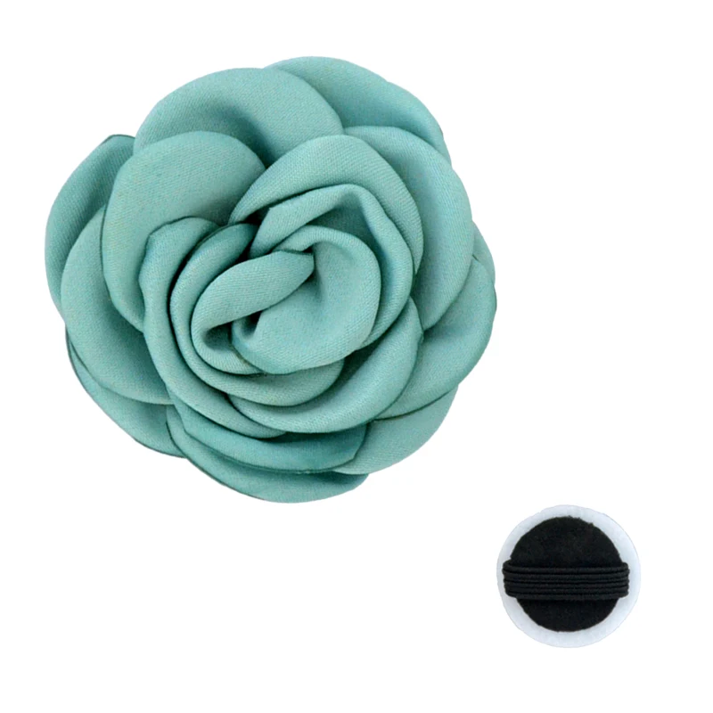 Wholesale 6cm Matt Satin Flower Burning Pet Bow Tie Flower Collars Pet Charms Flowers for Cat Puppy Collar Grooming Accessories