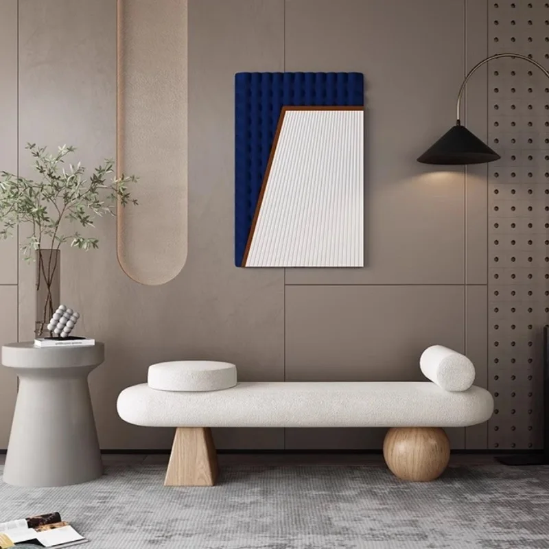 Nordic shoe stool creative household sofa sitting stool bedroom bed end stool shoe long bench