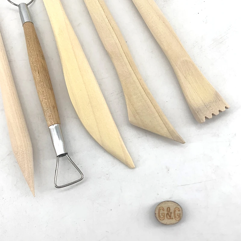 Лидер продаж детский инструмент для работы с глиной 5 предметов набор инструментов