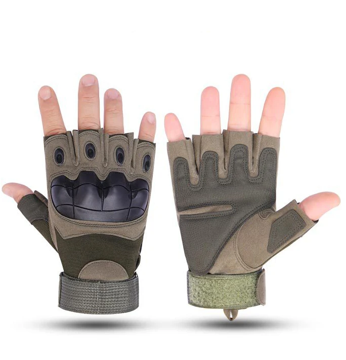 Hard Knuckle Cut Proof Tactical Gloves Quality Riding Half Finger Motorcycle Tactical Gloves