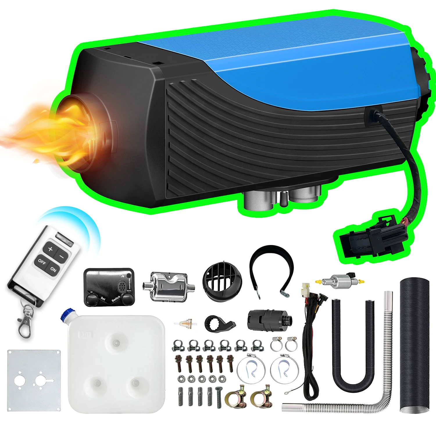 New Design Diesel Heater 12V/24V/220V Air Heater Diesel Cabin Heater Diesel Air Parking Heaters