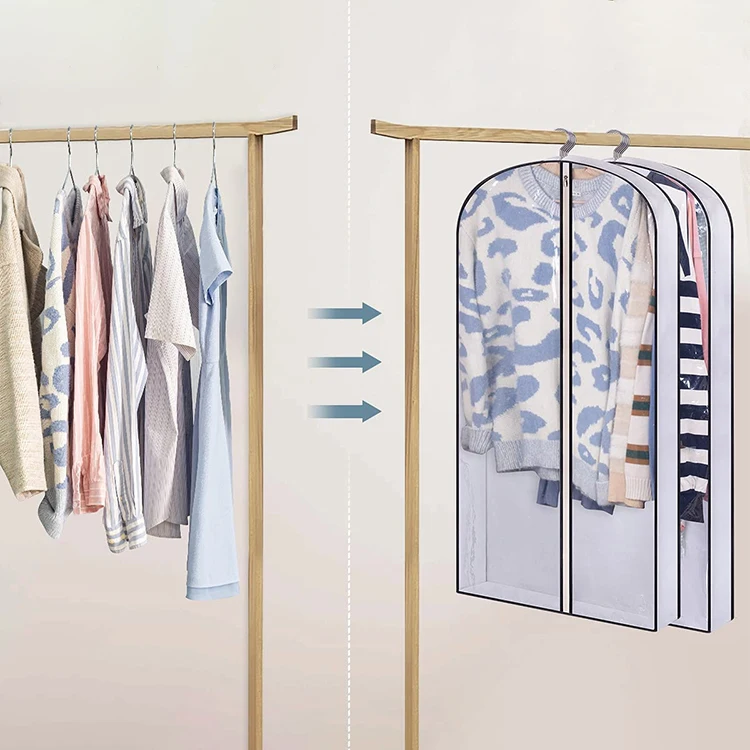 Promotion home customizable non woven dust bag clear dust bag garment dust bag