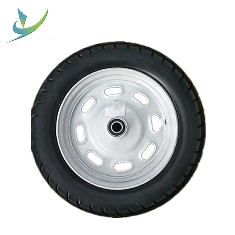 Hot Wheels Rubber Tyres 14 Inch Solid Rubber Wheel For Wheelbarrow Solid Tyres White Rubber Wheel