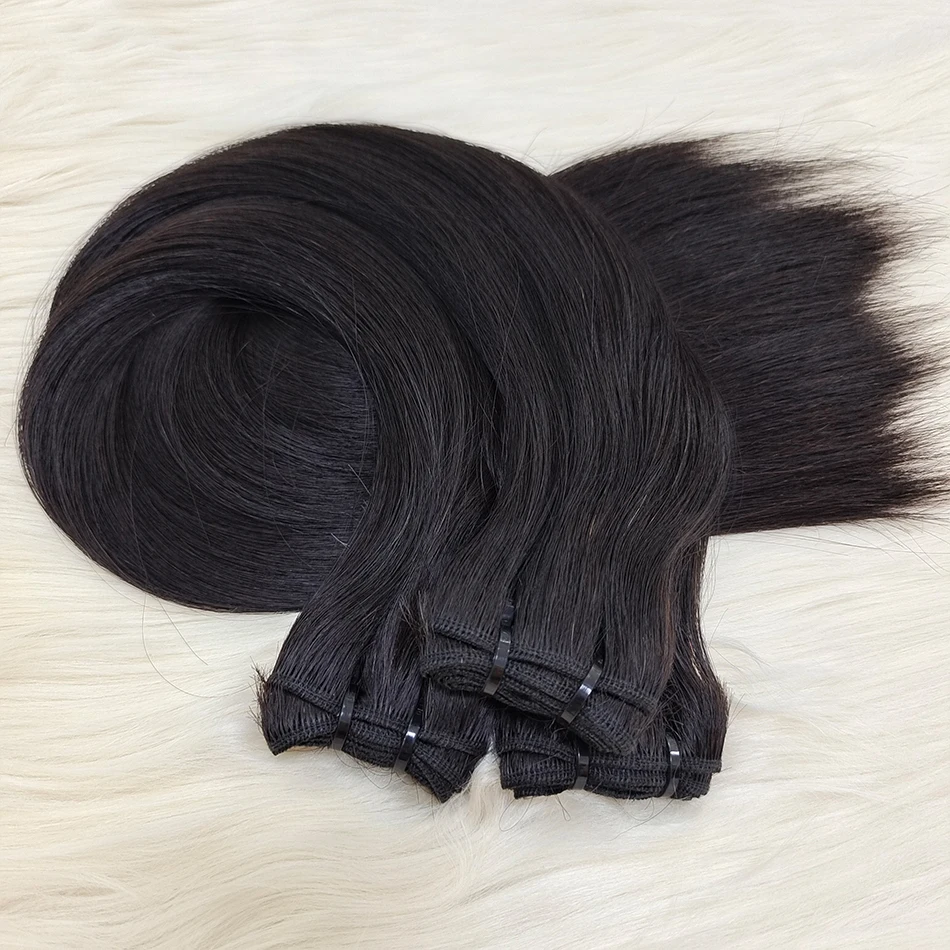 Super Double Drawn Vietnamese Bone Straight Hair Wholesale Straight 8-28 Inches Super Double Drawn Raw Vietnamese Hair