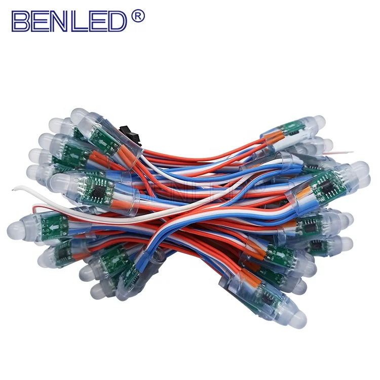 UCS1903 Changeable RGB 12mm 5v Led Node Pixel Node Strip Light