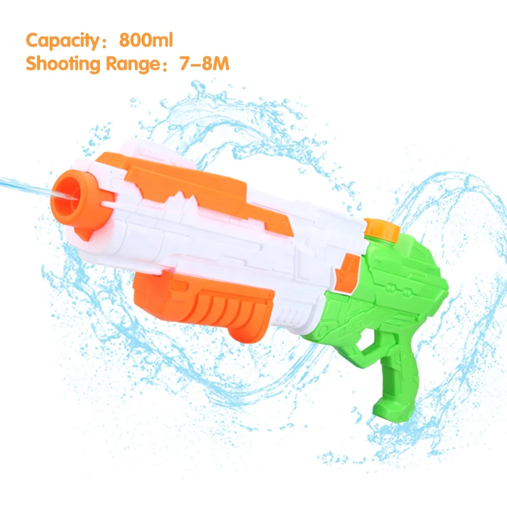 New Arrival Children Summer Shooting Game 800ml Big Capacity Water Gun for Kids Outdoor Air Pressure Water Gun
