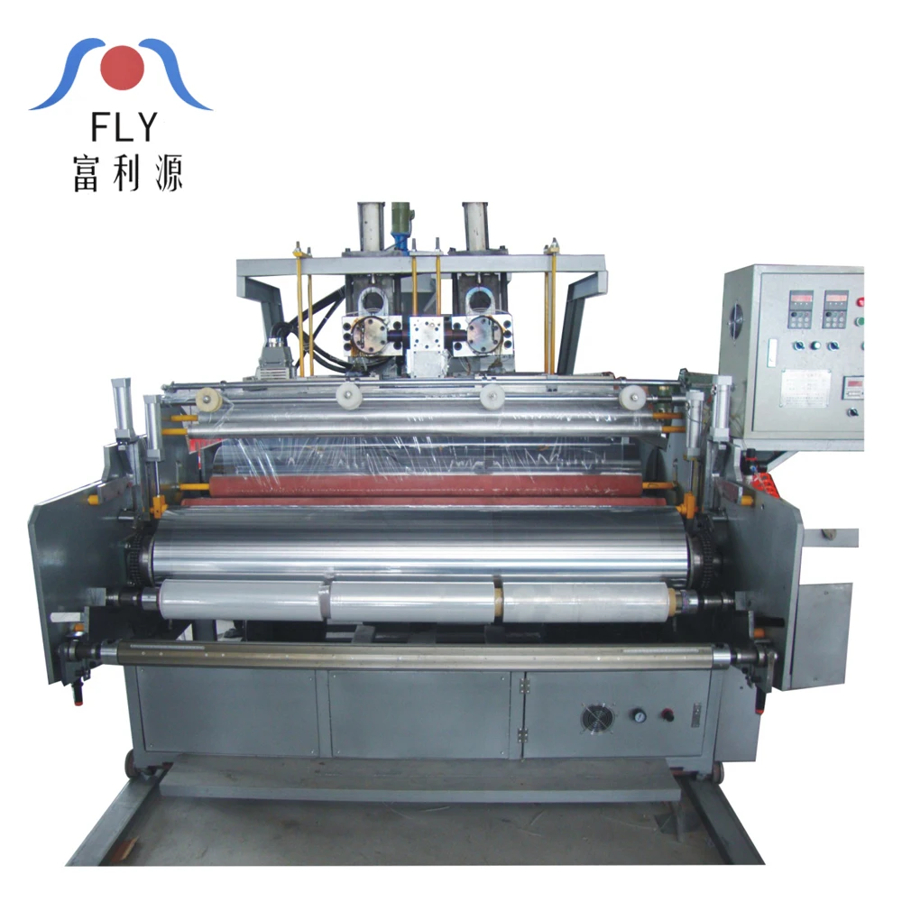 FLY1500 Pe Single Two 2 Layers Air Bubble Film Foil Wrap Sheet Roll  Packing Making Machine Cling Film Making Machine