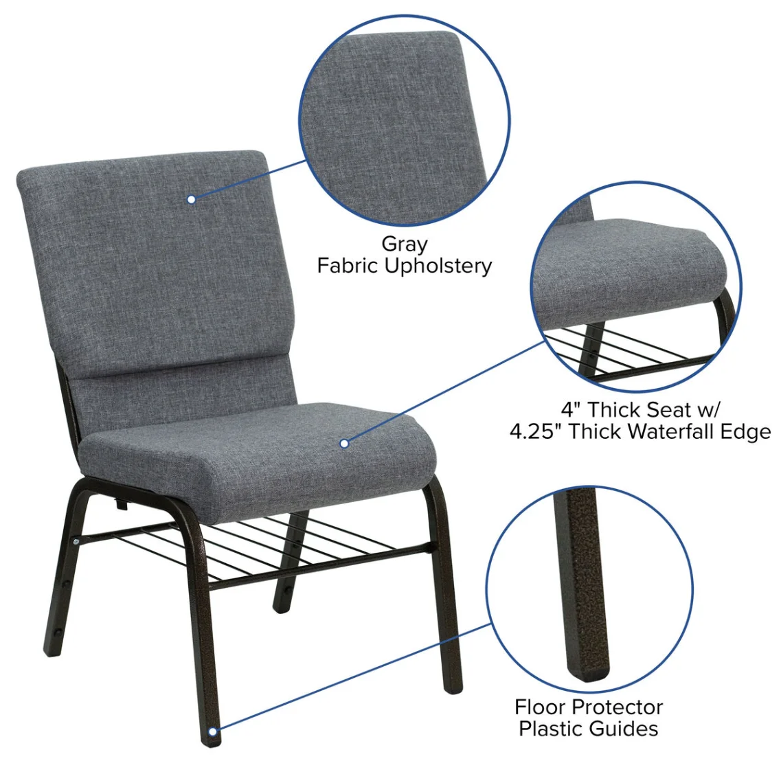 Современные высококачественные многослойные металлические церковные стулья с вешалками для хранения для встреч и торжеств по низкой цене оптом