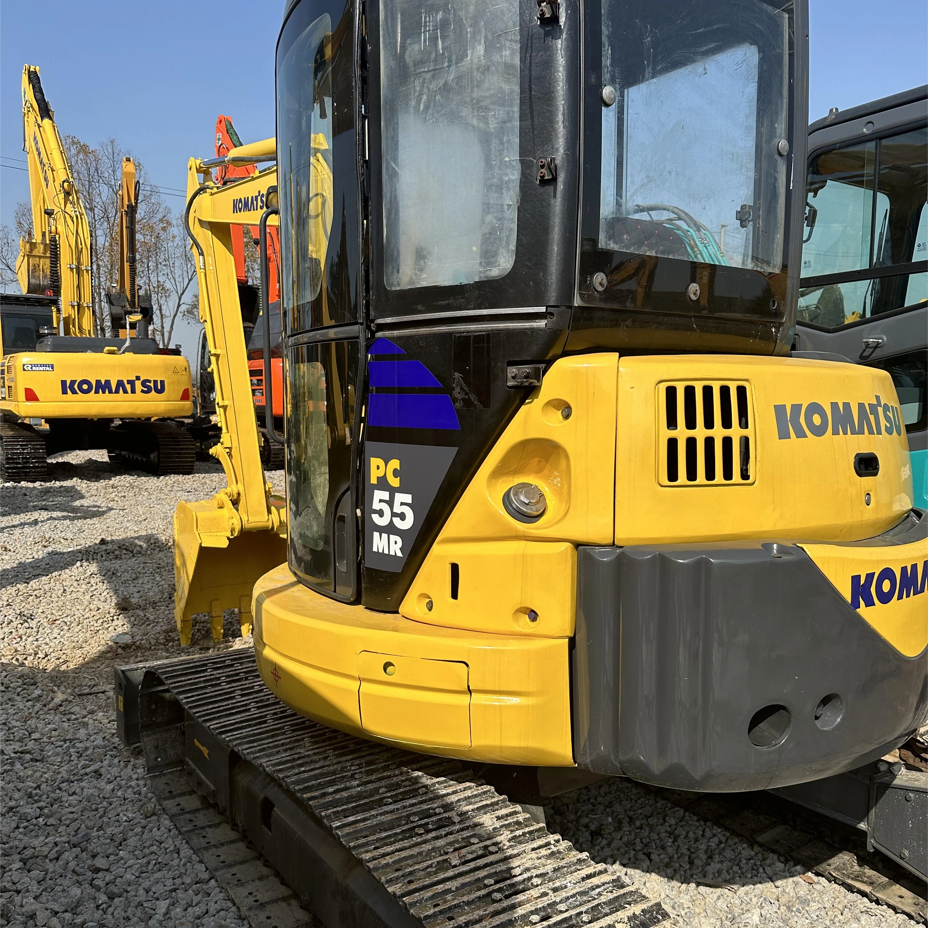 Низкое рабочее время Komatsu pc55mr Япония импортируется по оптовой цене komatsu pc55 55 б/у экскаватор для продажи