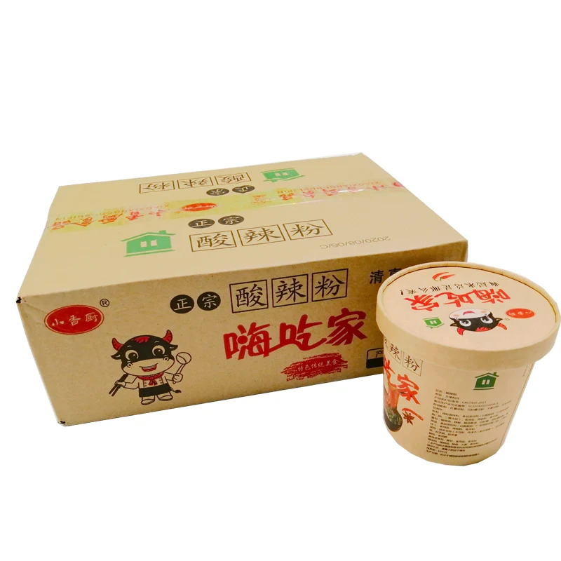 
Hi Chijia hot and sour noodles 110g / barrel instant noodles supermarket snack,6 barrels / carton 