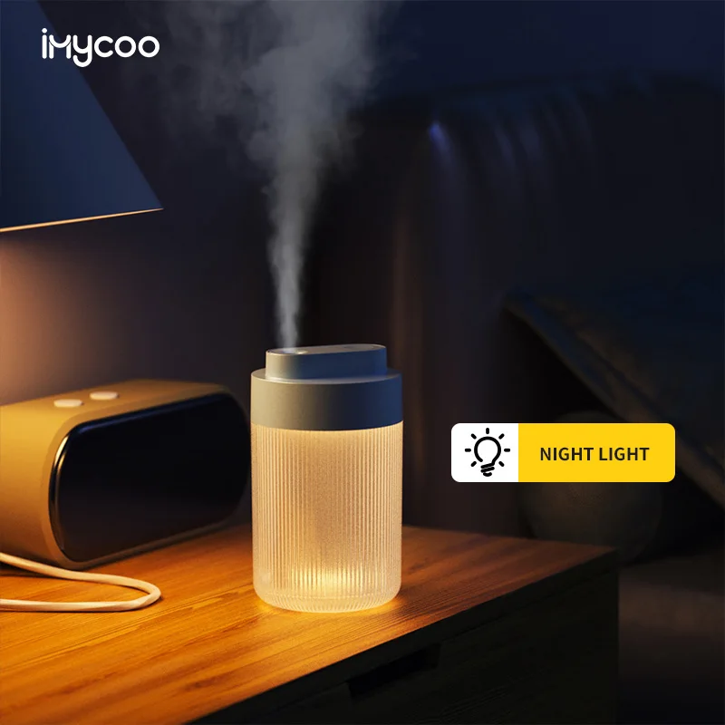 Миниатюрный увлажнитель воздуха в бутылках с логотипом на заказ, миниатюрный ультразвуковой увлажнитель, распылитель воздуха с подсветкой