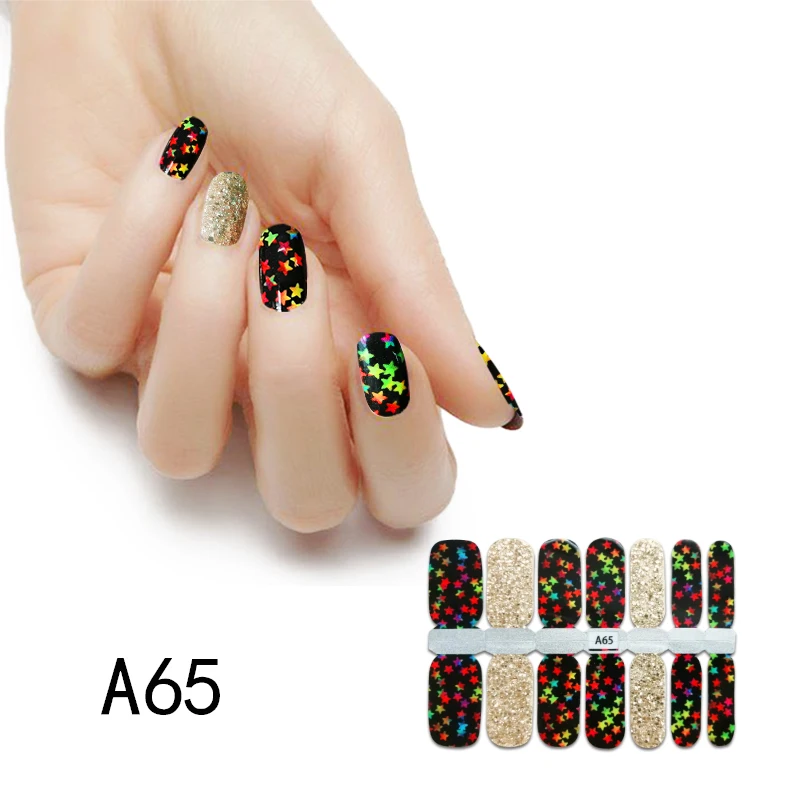 KIKILEE buy online 14 strips nail sticker
