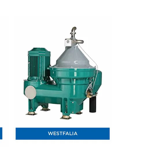 WESTFAL new motor oil recycling machines mobile centrifugal lube oil purifier and spare parts