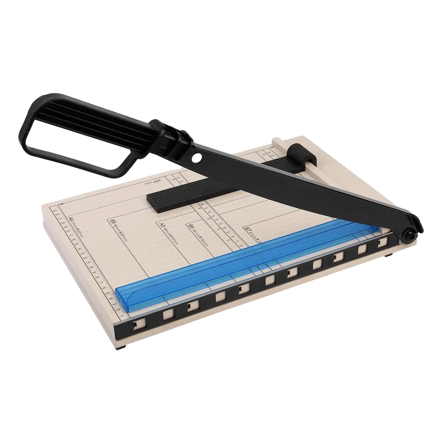 A4 Manual Guillotine Desktop Paper Cutter with Sturdy Base Office Photo Heavy Duty Paper Cutter