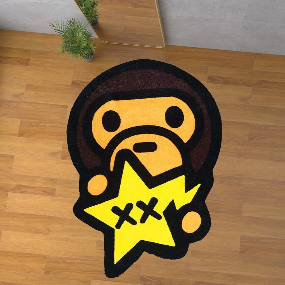 Коврики с мультяшным рисунком ковры персонажами аниме красивые и прочные пушистые