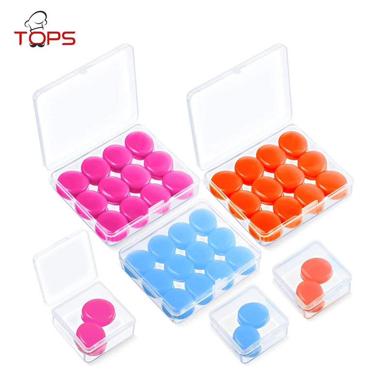 Ear Plugs for Sleeping Soft Reusable Moldable Silicone Earplugs Noise Cancelling Earplugs Sound Blocking Ear Plugs with Case