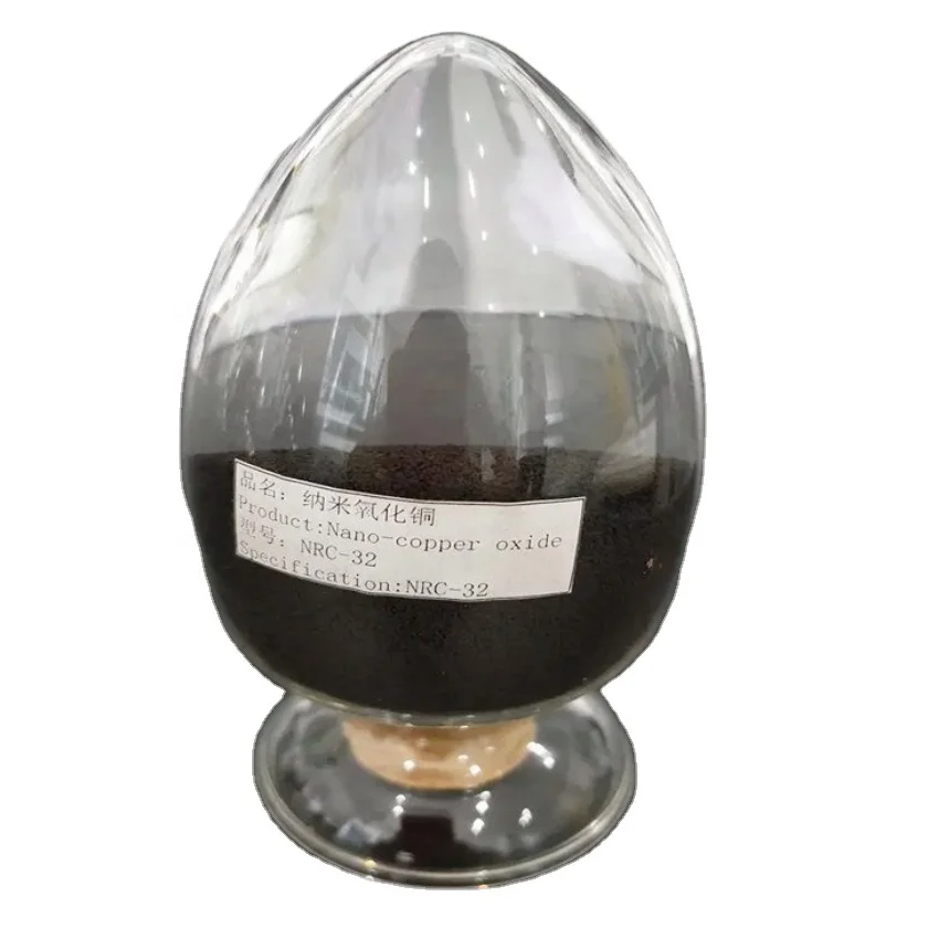 Copper Oxide Powder Superfine nano black CuO powder can be customized for free sample CuO cas 1317-38-0 Cupric oxid