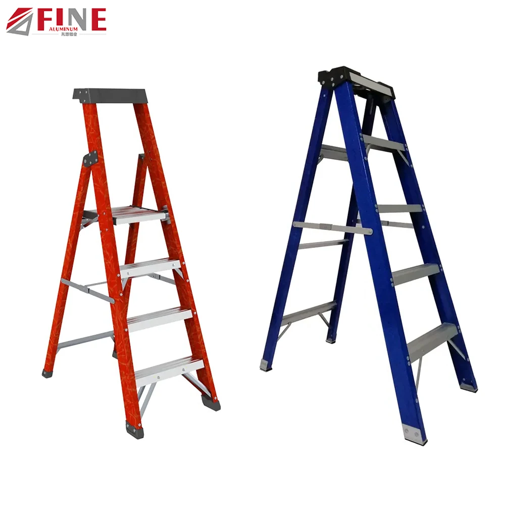 Grade 1 Frp Ladder Fiberglass 3 4 5 6 7 Steps Step Ladder