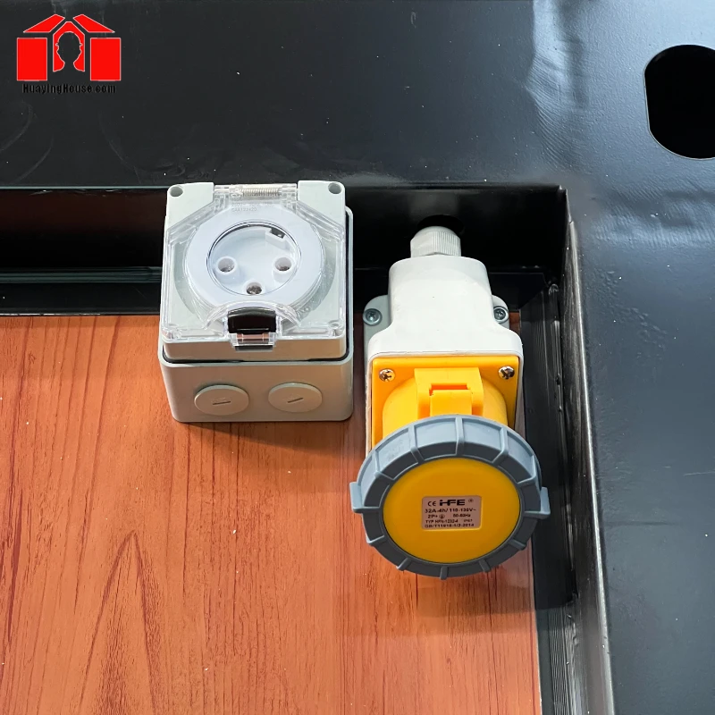 20ft/40ft flat roof prefab foldable container expandable house tiny home inside height 2.4m-KT