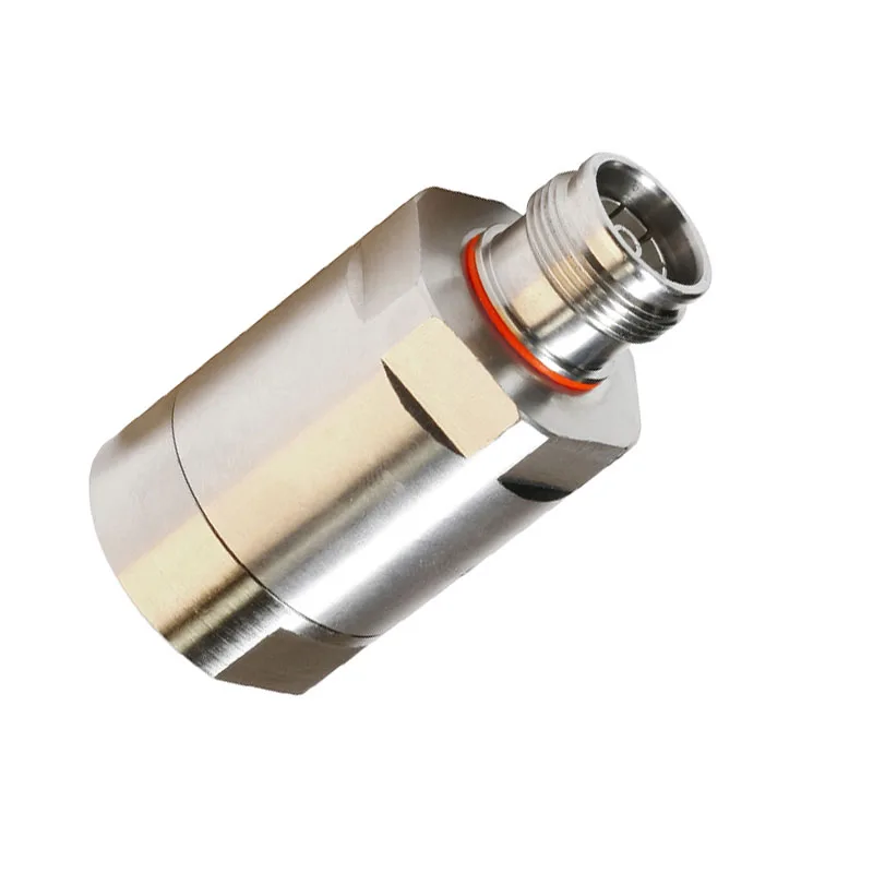 Rf coaxial adapter D-Class 4.3-10 Female connector for 7/8 in AVA5-50 and AVA5-50FX cable