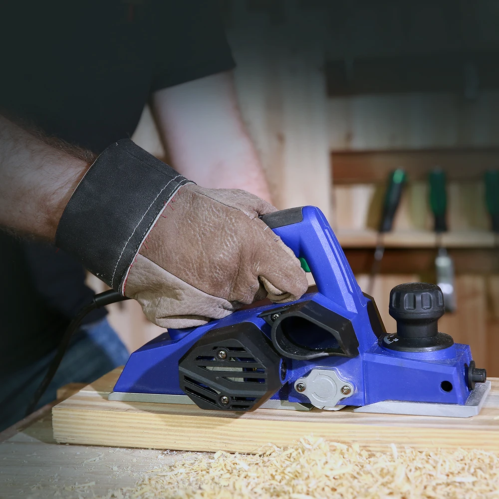 Антификсированный высокоскоростной деревянный Рабочий инструмент 710W толщина Электрический деревянный строгальный станок