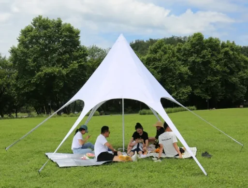 Star Shaped Star Dome Tent Camping Canopy For Event Sunshade Beach Tent Hexagonal Star Shaped Tent