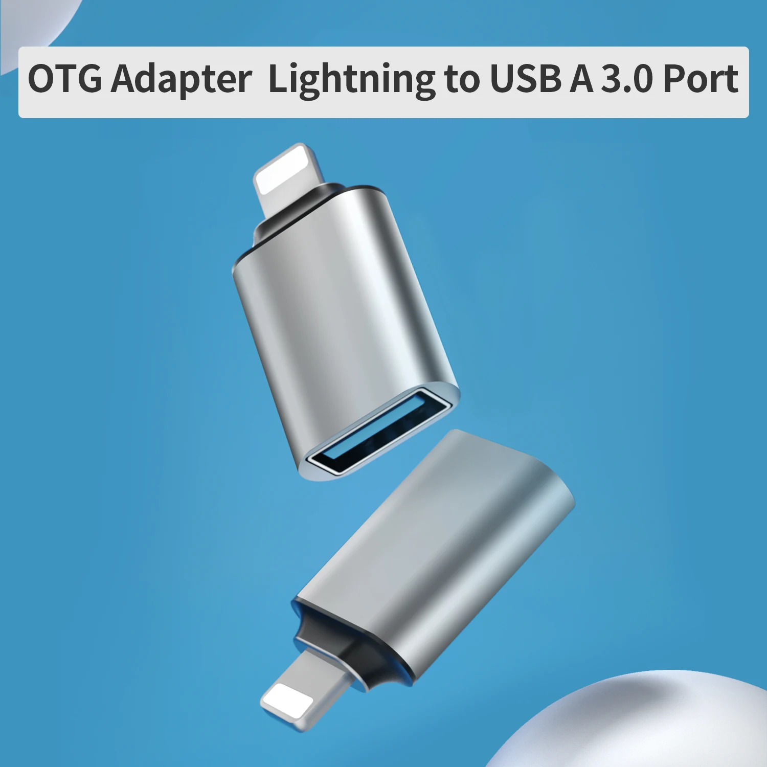 USB 3.0 OTG Adapter for iPhone iPad Card Reader for iOS Devices USB Female to Light ning