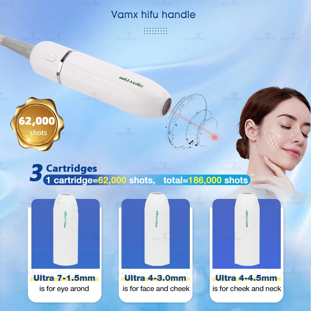 5 IN 1 Multifunctional Hifu Vaginal Tightening Vmax Wrinkle Removal Skin Tightening Face Body 4D 7D Hifu Slimming Machine