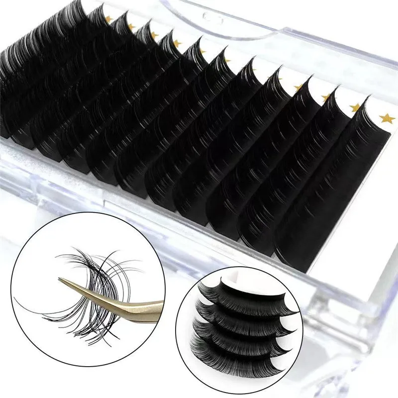 J B C D L Curl Wholesale 18-25mm Synthetic Mink Lashes cashmere Private Label Individual Las Eyelash Extension supplies