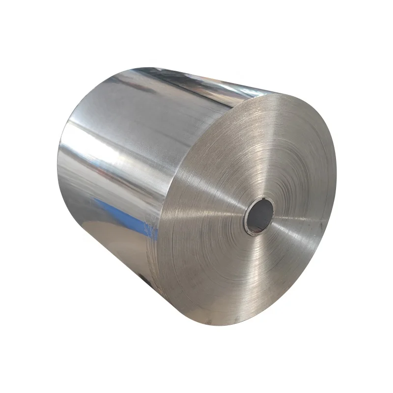 Silver Color Food Grade 8011 3004 Aluminum Foil 10 12 13 Micron Thickness Aluminum Foil Roll
