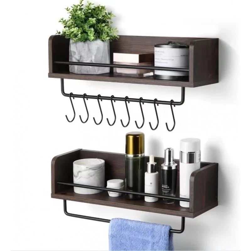 restaurant wall mounted floating shelves