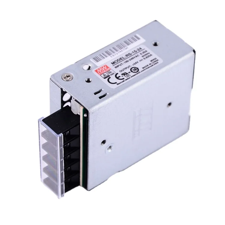 Mean well RS-15-5 15W Output 5V 0~3A DC single output Switching Power Supply RS-15W 5v 3.3V-48V High reliability compact
