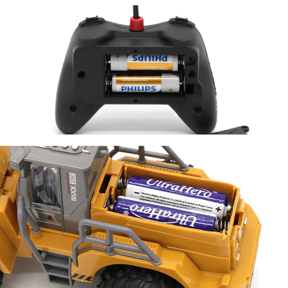 high quality 4 channel remote agricultural toy vehicles rc excavator truck toy