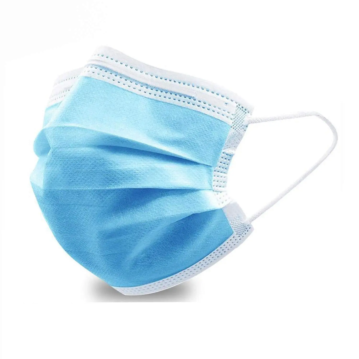 Disposable Face Mask PPE Set Personal Protective Equipment 3 Ply PP Non Woven Fabric Material for Daily Use