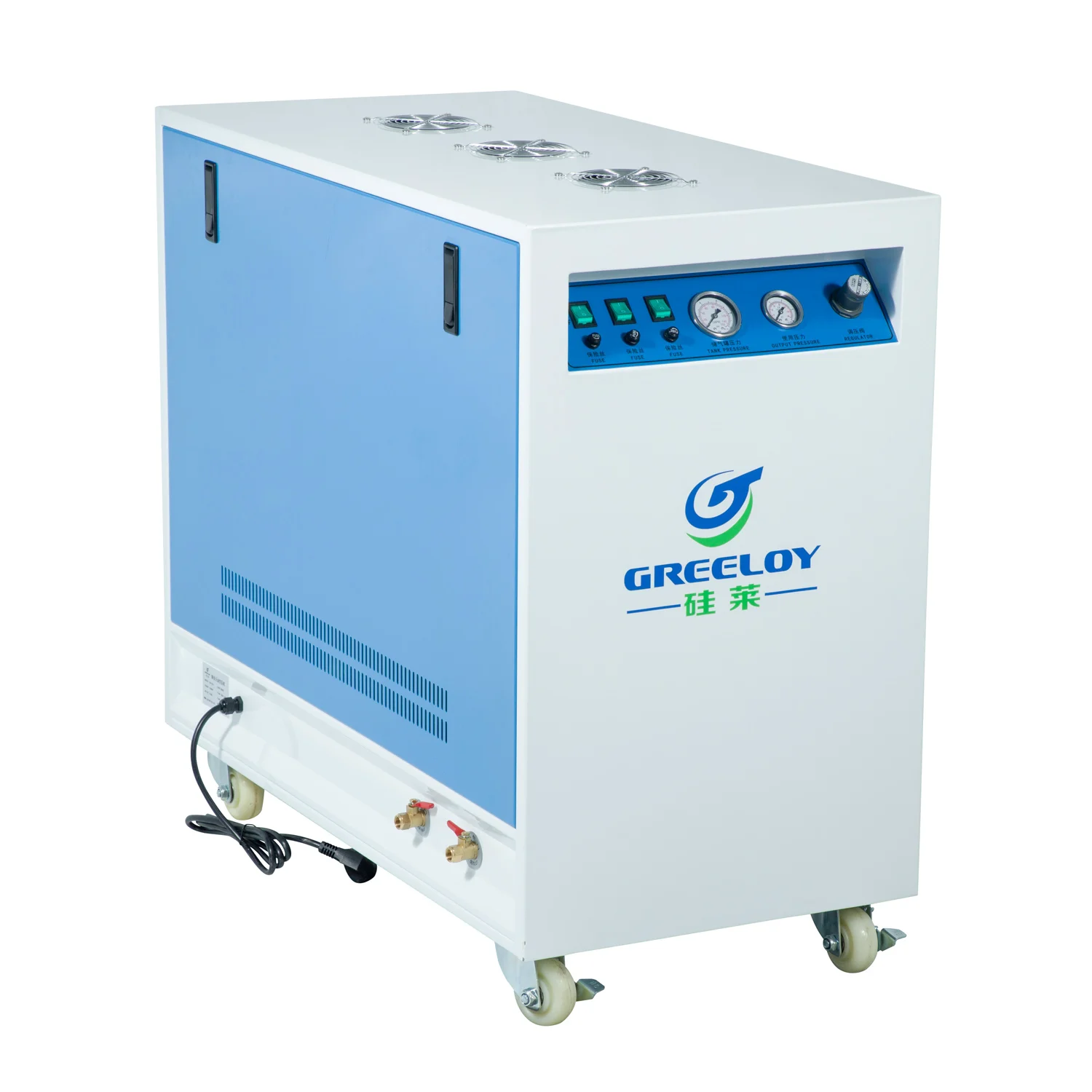 Dental Movable outdoor medical Silent Oil Free air compressor