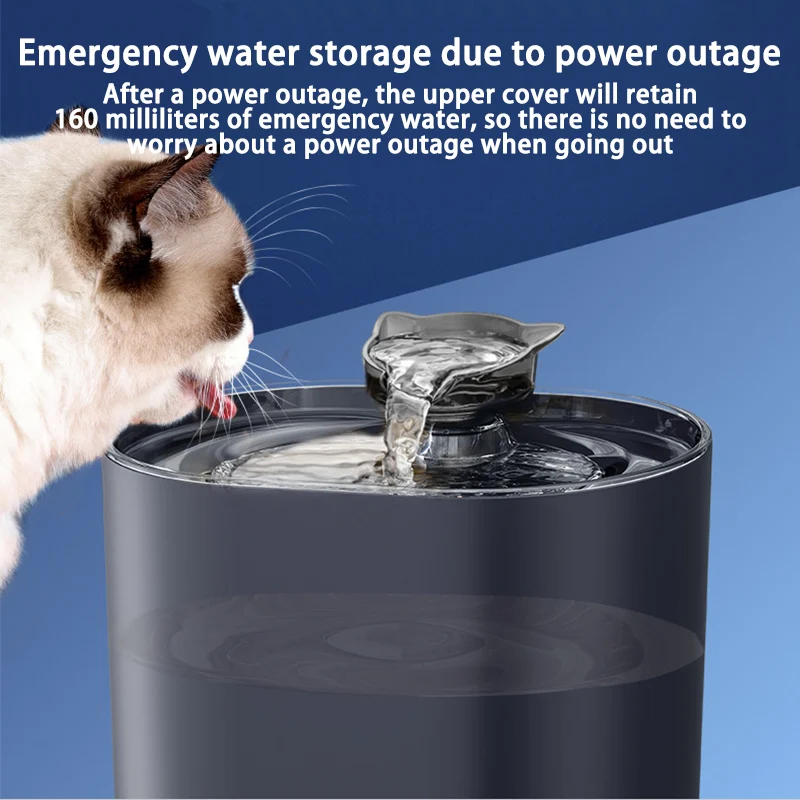 Pet Water Dispenser Automatic Large Capacity Cat Water Fountain BPA 4 Times Filtration Dog Water Drinking Feeder Pet Supplies