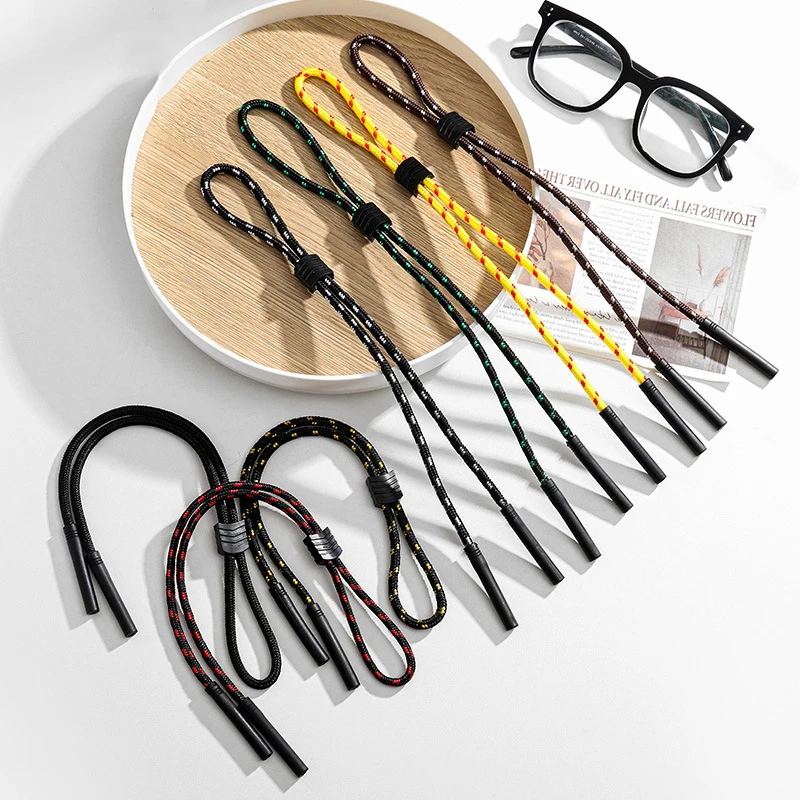 Custom Logo Printing Neoprene Sports Sunglass Retainer Neck Cord Eyeglass Holder Eyewear Strap
