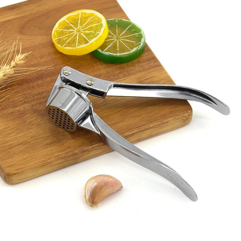 Baichang hot sale Kitchen Tools Garlic Press Manual arc garlic masher for kitchen  stainless steel garlic press