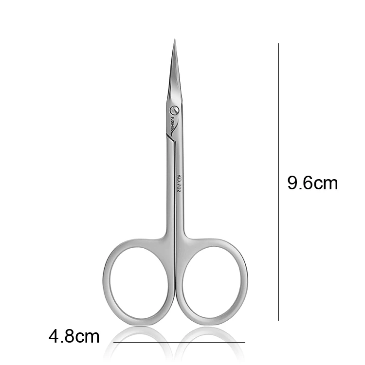 Wholesale Low MOQ Stainless Steel Dead Skin Remover Cuticle Trimmer Manicure Scissors Hair Scissors