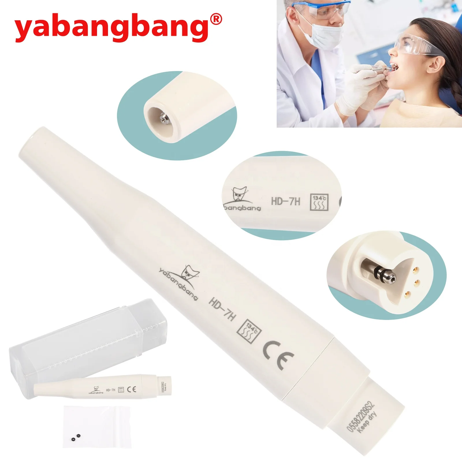 Hot Selling! Dental Ultrasonic Piezo Scaler Handpiece Turbine For DTE SATELEC Tips