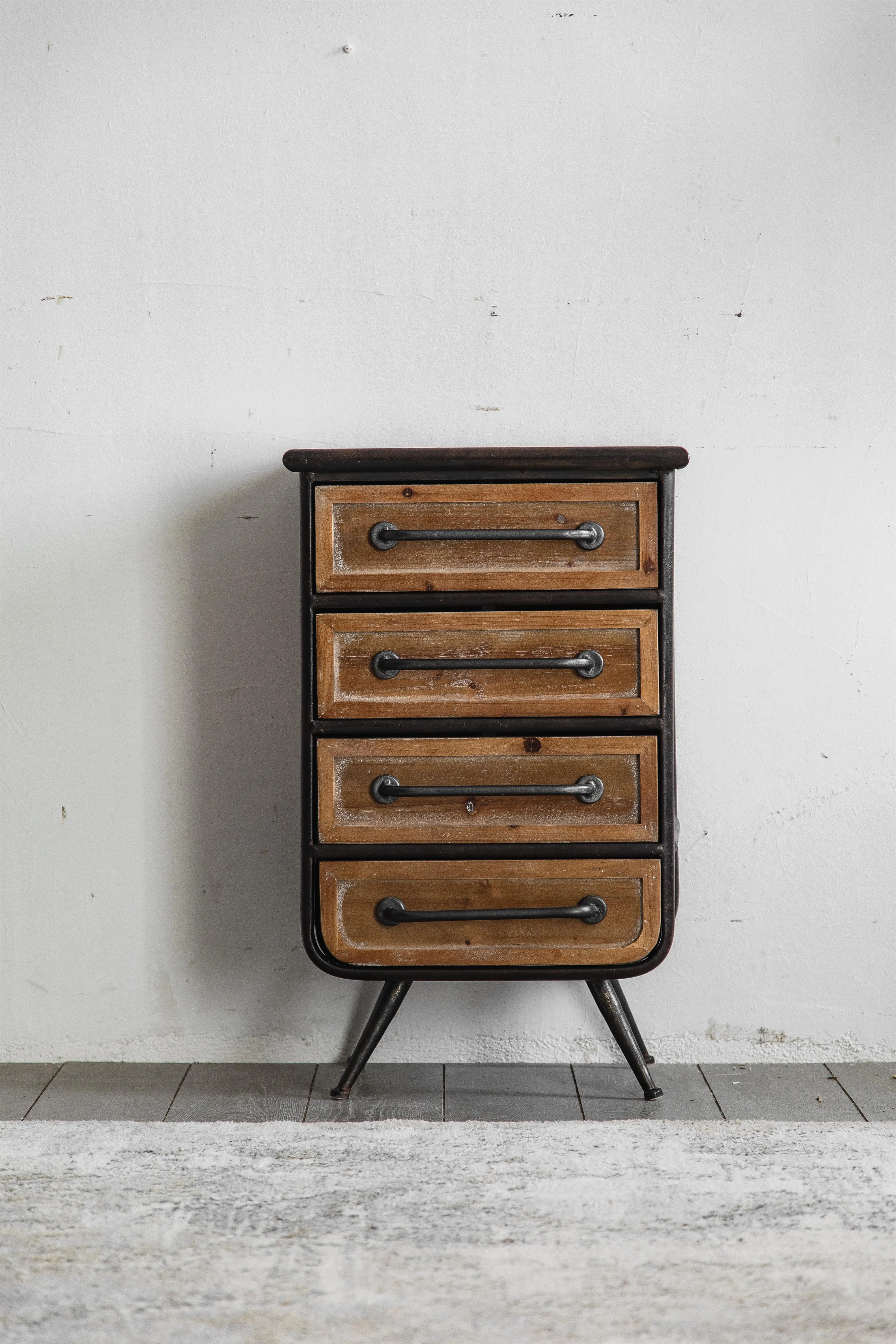 Отделка под старину мебель для дома промышленный стиль железный Декоративный Деревянный шкафчик ящики шкафа из