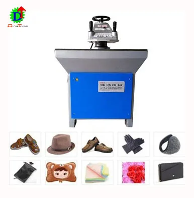 20 tons hydraulic swing arm cutting press clicker die leather click press machine