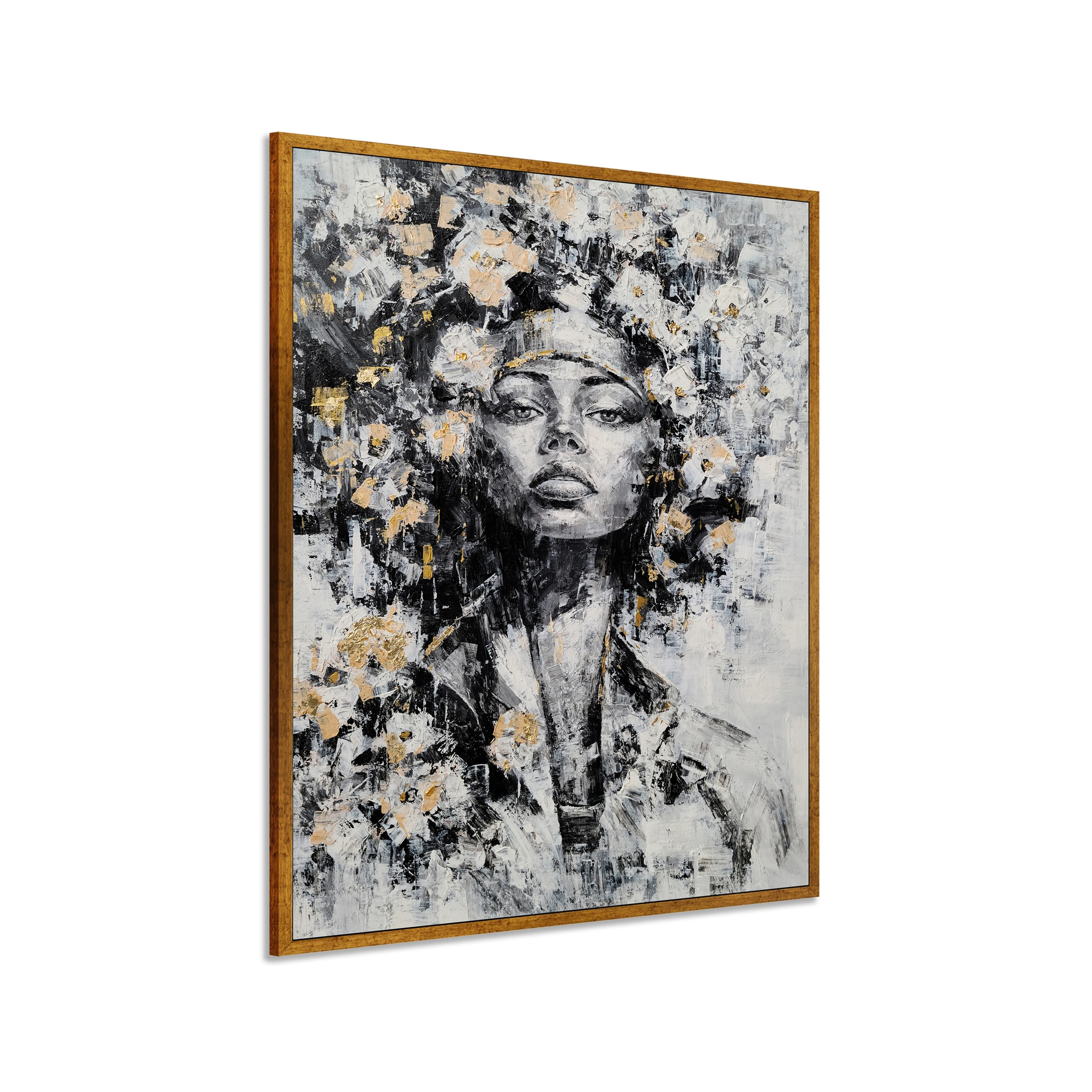 Custom professional artist figure portrait modern hand painted oil painting for wall decor