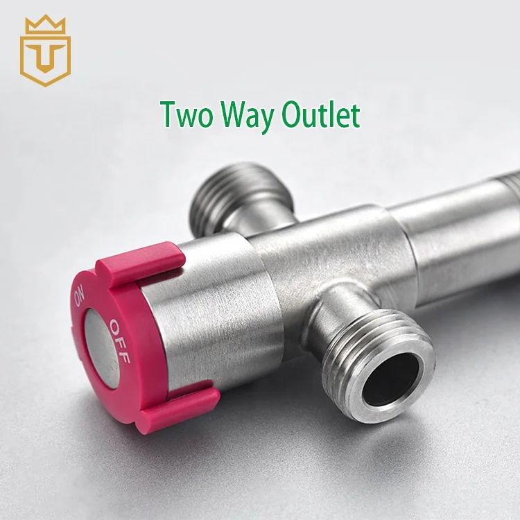 Bathroom 304 Stainless Steel 2 way Angle Valve