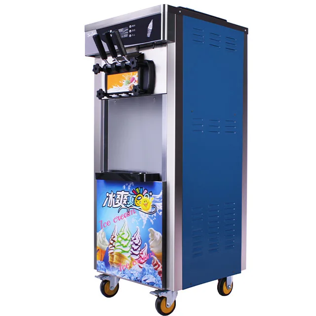 25L/H 3 Flavor Frozen Yogurt  Soft Ice Cream Maker Machine  ice cream making machine