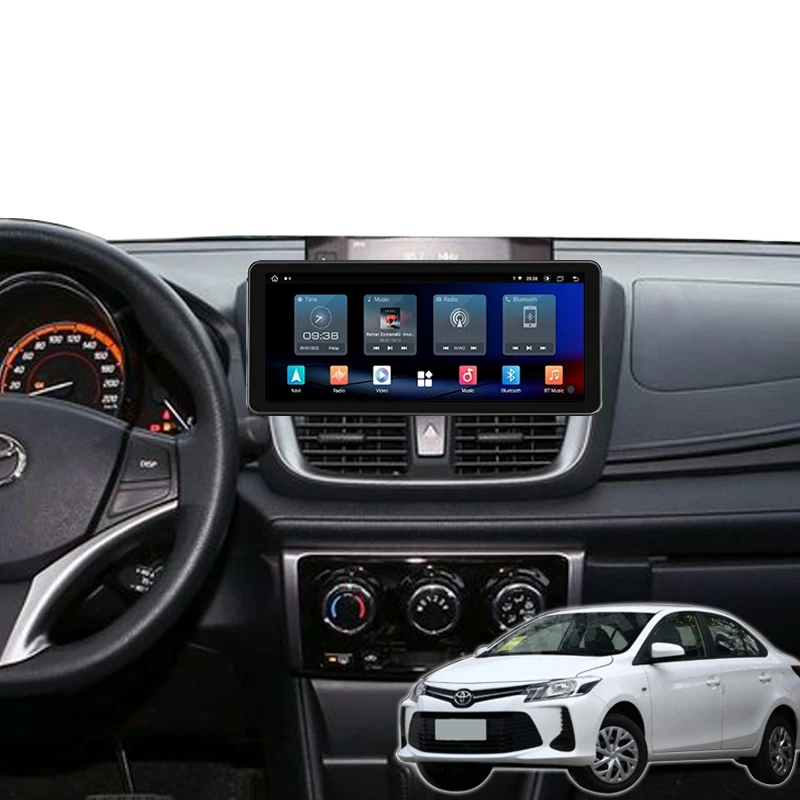 Navigation Multimedia Player for Toyota Vios 12.3 inch screen