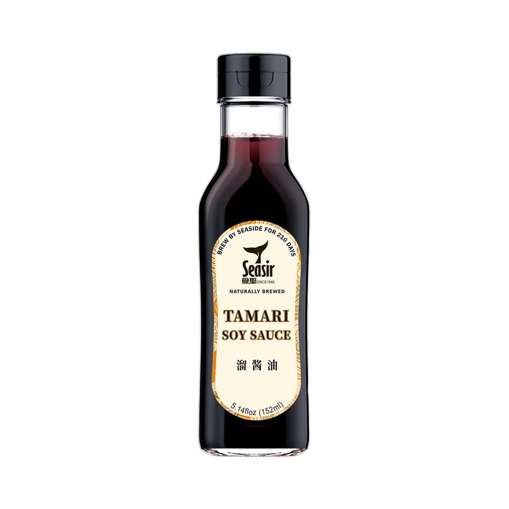 Non-GMO No Additives Sushi Soy Sauce Natural Brewed 152ml Glass Tamari Soy Sauce