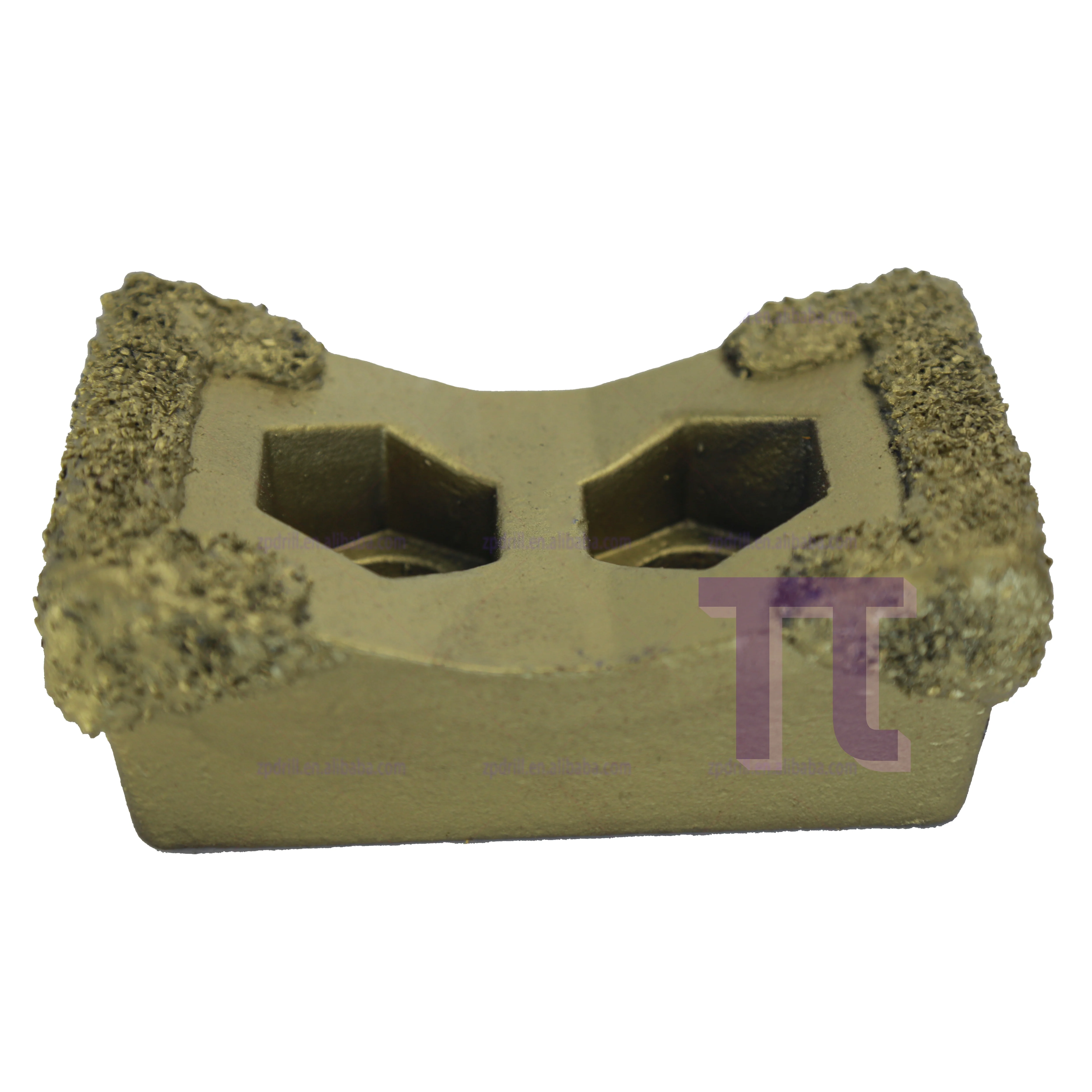 Hot selling premium alloy grinder head for crushing wood grinder tips crushed carbide overlay wearplate wood milling blades