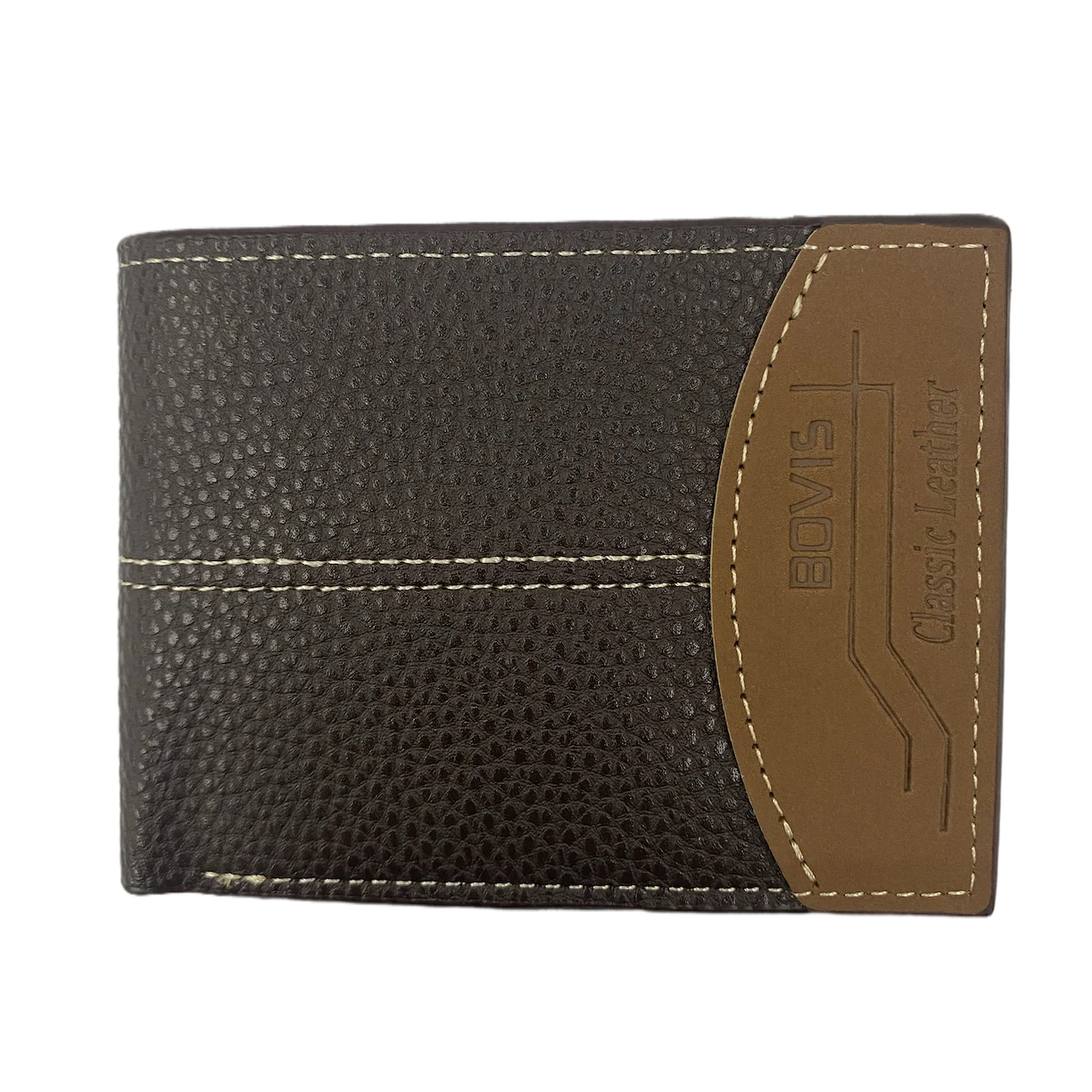 WOKE Factory Outlet Pu Leather Men Wallet Money Clip with ID Window Custom Wallet for Men