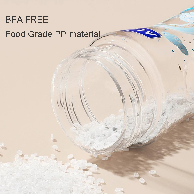 Free Sample ALGO Wide Neck PP Baby Milk Bottle 150ml/250ml/330ml BPA FREE Baby Feeding Bottle